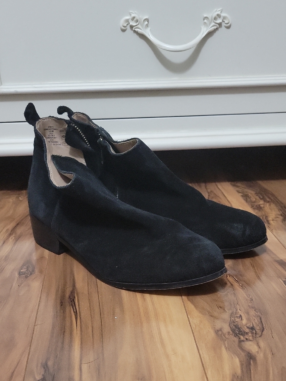 Lands' End Black Suede Chukka Boots